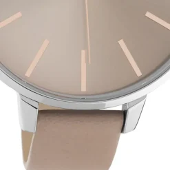 Oozoo Damen Armbanduhr Timepieces C10711 Analog Leder pinkgrau UOC10711