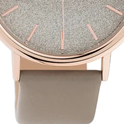 Oozoo Damen Armbanduhr Timepieces C10937 Analog Leder braun taupe UOC10937
