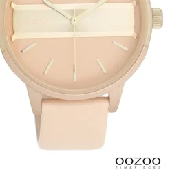 Oozoo Damen Armbanduhr Timepieces Analog Leder pink UOC11151