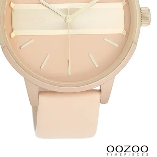 Oozoo Damen Armbanduhr Timepieces Analog Leder pink UOC11151
