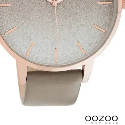 Oozoo Damen Armbanduhr Timepieces Analog Leder braun UOC10832