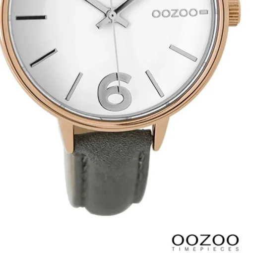 Oozoo Damen Armbanduhr Timepieces 38mm Quarz Leder weiß UOC9483A