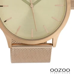 Oozoo Damen Armbanduhr Timepieces Analog Metall rosegold UOC10054