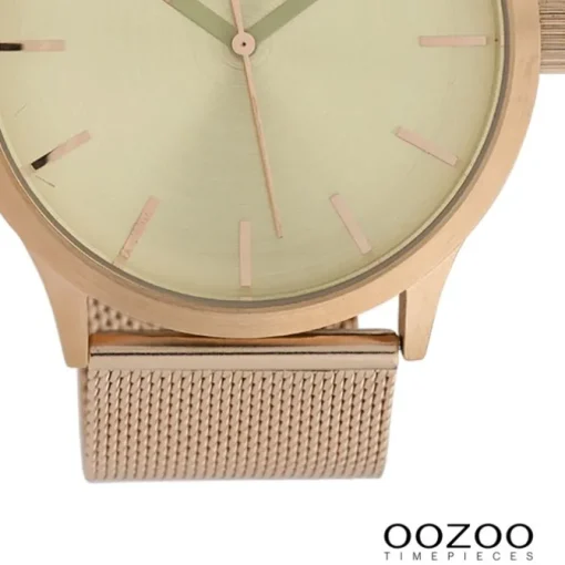 Oozoo Damen Armbanduhr Timepieces Analog Metall rosegold UOC10054