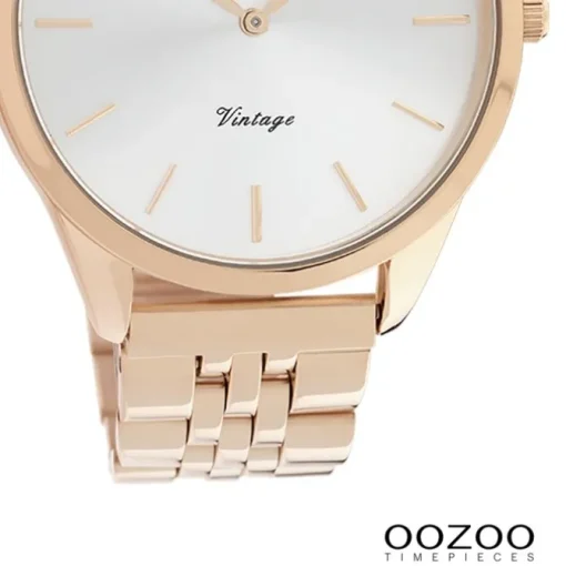 Oozoo Damen Armbanduhr Timepieces Analog Metall rosegold UOC9988A