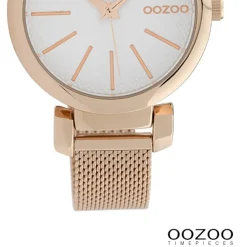 Oozoo Damen Armbanduhr Timepieces Analog Metall rosegold UOC10127