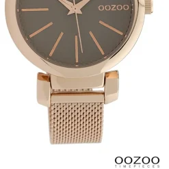 Oozoo Damen Armbanduhr Timepieces Analog Metall rosegold UOC10130