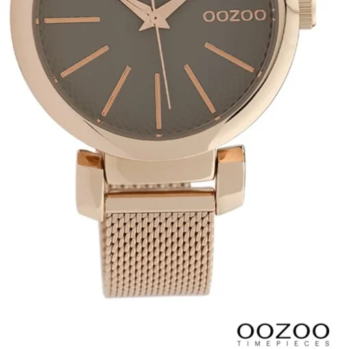 Oozoo Damen Armbanduhr Timepieces Analog Metall rosegold UOC10130