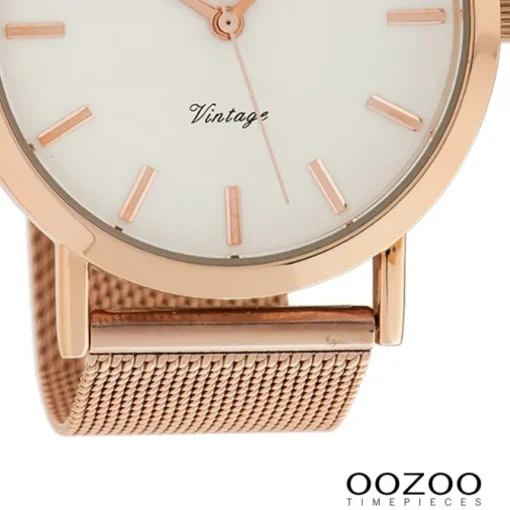 Oozoo Damen Armbanduhr Timepieces Analog Metall rosegold UOC9997A