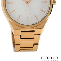 Oozoo Damen Armbanduhr Timepieces Analog Metall rosegold UOC10343