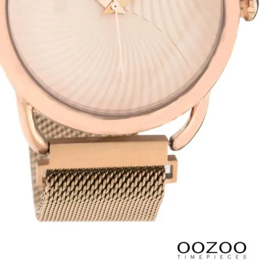 Oozoo Damen Armbanduhr Timepieces Analog Metall rosegold UOC10697