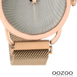 Oozoo Damen Armbanduhr Timepieces Analog Metall rosegold UOC10698