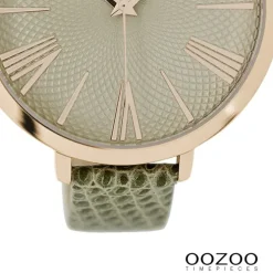 Oozoo Damen Armbanduhr Timepieces Analog Leder grün UOC9170A