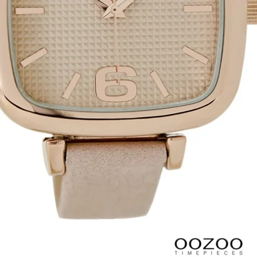 Oozoo Damen Armbanduhr Timepieces Analog Leder rosa UOC9181A