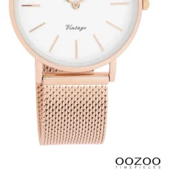 Oozoo Damen Armbanduhr Timepieces Analog Metall rosegold UOC9919A