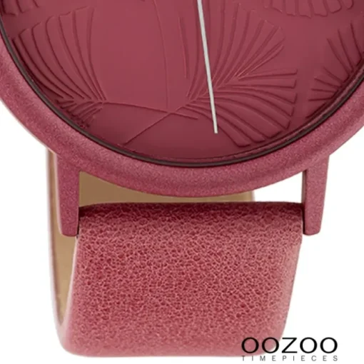 Oozoo Damen Armbanduhr Timepieces C10396 Quarz Leder altrosa UOC10396