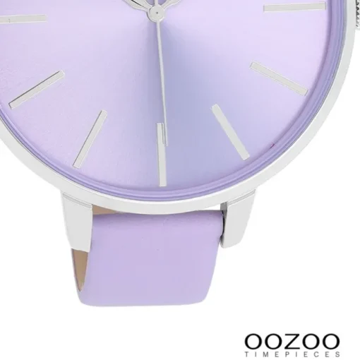 Oozoo Damen Armbanduhr Timepieces Analog Leder lila UOC11072