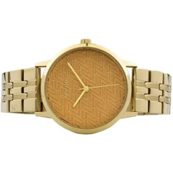 Oozoo Damen Armbanduhr Timepieces C10557 Analog Edelstahl gold UOC10557