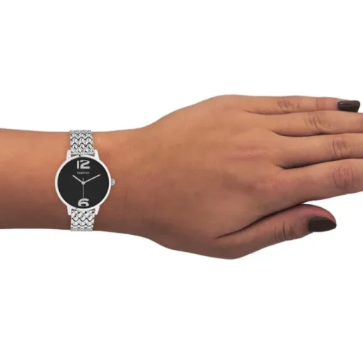 Oozoo Damen Armbanduhr Timepieces C11021 Analog Edelstahl silber UOC11021