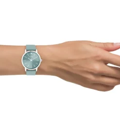 Oozoo Damen Armbanduhr Timepieces C10985 Analog Leder seeblau UOC10985
