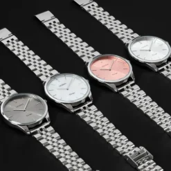 Oozoo Damen Armbanduhr Timepieces Analog Metall silber UOC9983A