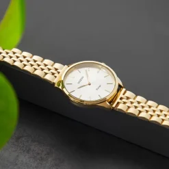 Oozoo Damen Armbanduhr Timepieces Analog Metall gold UOC9986A