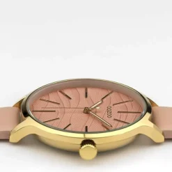 Oozoo Damen Armbanduhr Timepieces Analog Leder rosa UOC10121