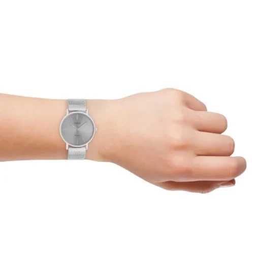 Oozoo Damen Armbanduhr Timepieces Analog Metall silber UOC9939A
