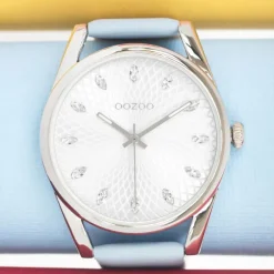 Oozoo Damen Armbanduhr Timepieces C10815 Analog Leder blau UOC10815