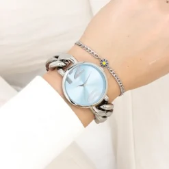 Oozoo Damen Armbanduhr Timepieces Analog Metall silber UOC11350