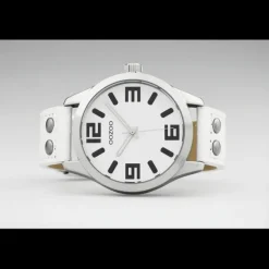 Oozoo Damen Armbanduhr Timepieces Analog Leder weiß UOC1050A