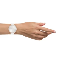 Oozoo Damen Armbanduhr Timepieces C10710 Analog Leder weiß UOC10710
