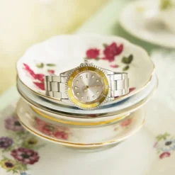 Oozoo Damen Armbanduhr Timepieces Analog Edelstahl silber UOC11145