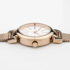Oozoo Damen Armbanduhr Timepieces Analog Metall rosegold UOC10127