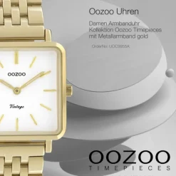 Oozoo Damen Armbanduhr Timepieces Analog Metall gold UOC9955A