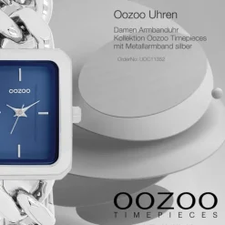 Oozoo Damen Armbanduhr Timepieces Analog Metall silber UOC11352