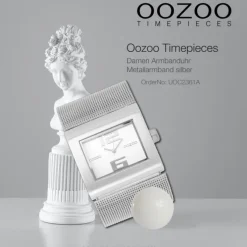 Oozoo Damen Armbanduhr Timepieces Analog Metall silber UOC2361A
