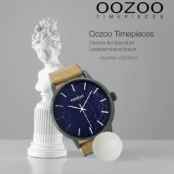Oozoo Damen Armbanduhr Timepieces C9442 Analog Leder braun UOC9442