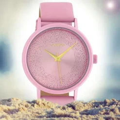 Oozoo Damen Armbanduhr Timepieces C10579 Analog Leder rosa UOC10579