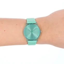 Oozoo Damen Armbanduhr Timepieces Analog Leder grün UOC11139