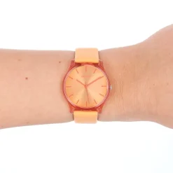 Oozoo Damen Armbanduhr Timepieces Analog Leder mango UOC11141