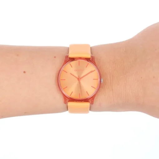 Oozoo Damen Armbanduhr Timepieces Analog Leder mango UOC11141
