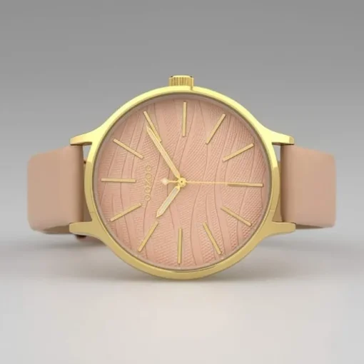 Oozoo Damen Armbanduhr Timepieces Analog Leder rosa UOC10121