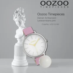 Oozoo Damen Armbanduhr Timepieces Analog Leder pink UOC10180