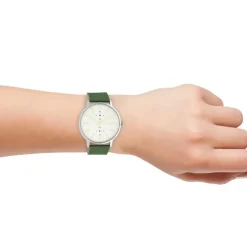 Oozoo Damen Armbanduhr Timepieces Analog Leder grün UOC10586