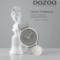 Oozoo Damen Armbanduhr Timepieces Analog Metall silber UOC10625