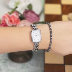 Oozoo Damen Armbanduhr Timepieces Analog Edelstahl silber UOC11130