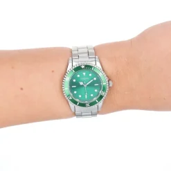 Oozoo Damen Armbanduhr Timepieces Analog Edelstahl silber UOC11146