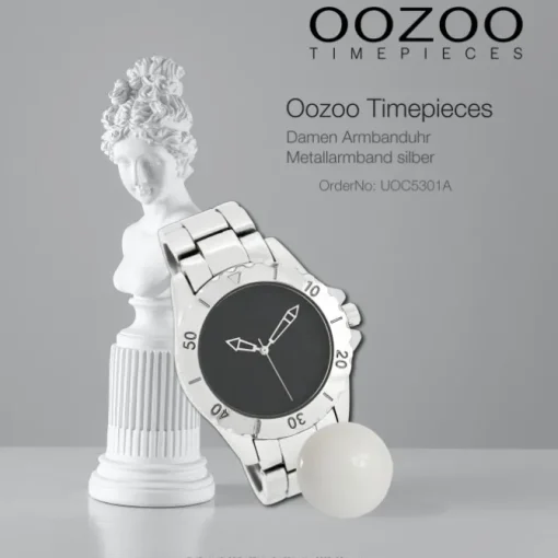 Oozoo Damen Armbanduhr Timepieces Analog Metall silber UOC5301A