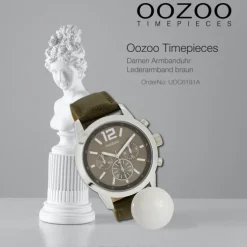 Oozoo Damen Armbanduhr Timepieces Analog Leder braun UOC6181A